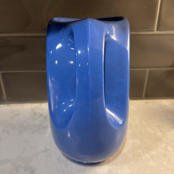 Hall China Co Blue Pitcher - Picture 4 of 7